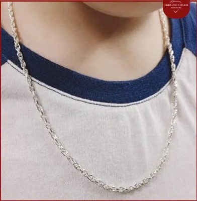 dây chuyền bạc cho bé trai